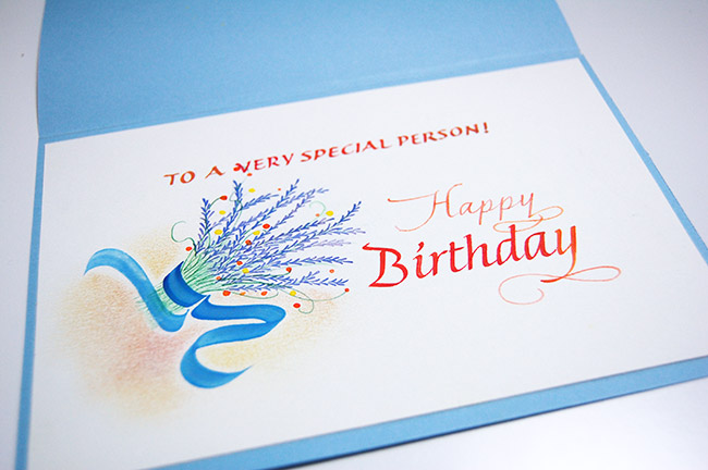 松井康子さんの季節のバースデーカード